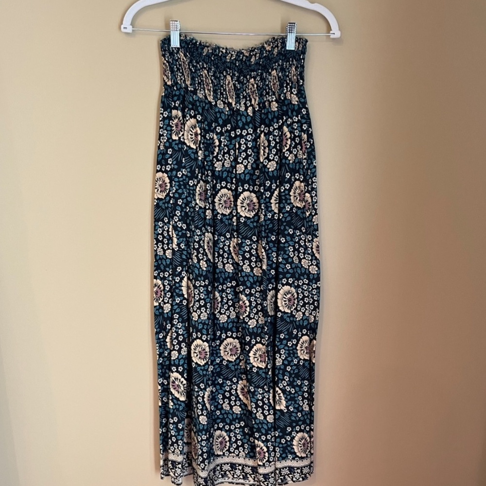 Natalie Martin Bella Skirt in Vintage Turquoise Flowers